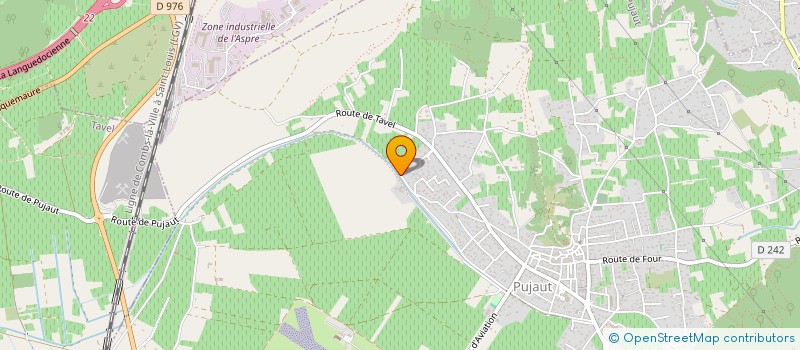 localisation de l'entreprise SNJS  PUJAUT