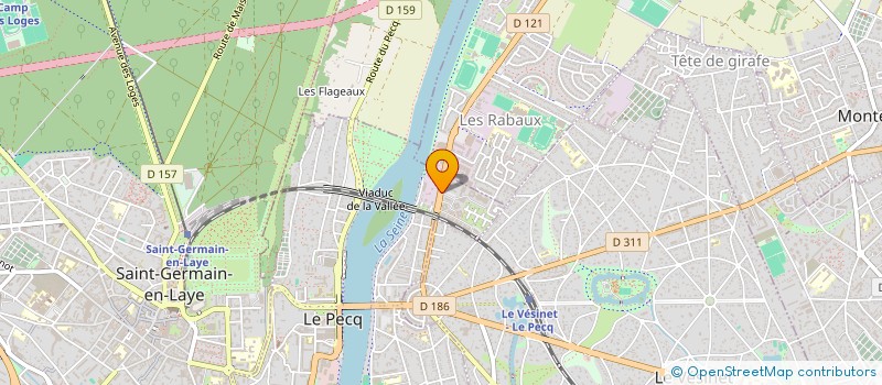 localisation de l'entreprise SNJS DEVELOPMENT  SAINT-GERMAIN-EN-LAYE