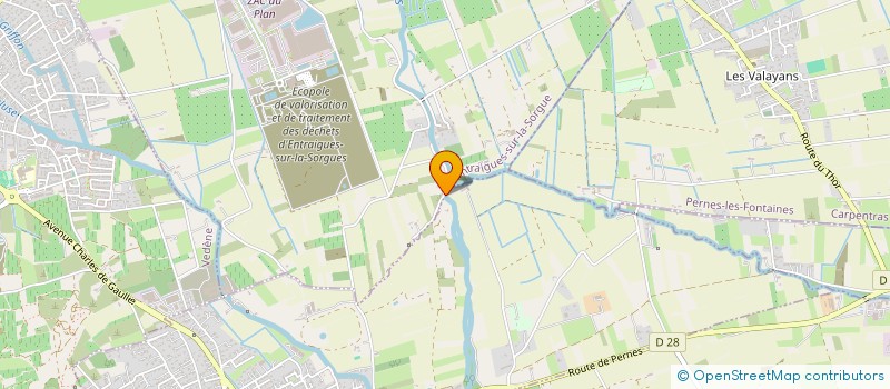 localisation de l'entreprise SNK & COLLECTION  ENTRAIGUES-SUR-LA-SORGUE