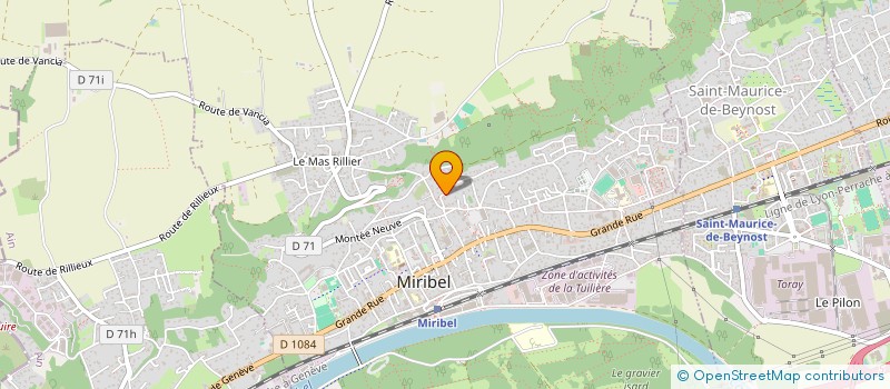 localisation de l'entreprise SNK VTC à MIRIBEL