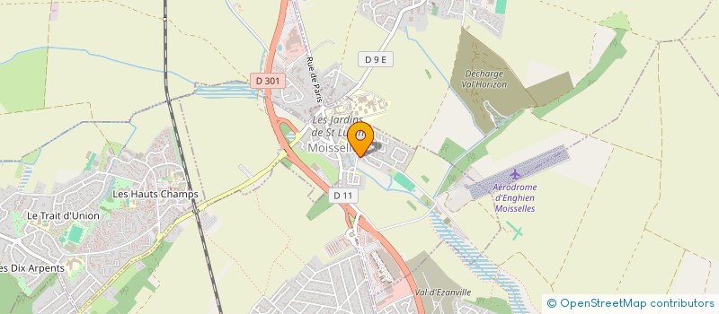 localisation de l'entreprise SNKL INVEST  MOISSELLES