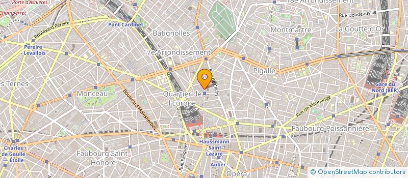 localisation de l'entreprise SNL GROUPE à CLICHY