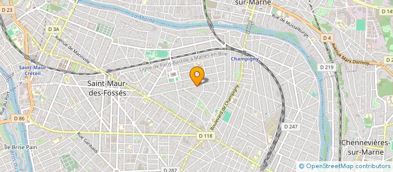 localisation de l'entreprise SNL IMMO à SAINT-MAUR-DES-FOSSES