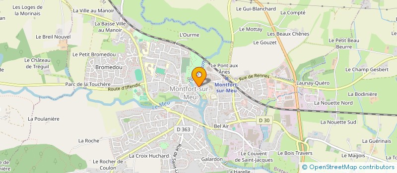 localisation de l'entreprise SNLC  MONTFORT-SUR-MEU