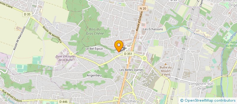 localisation de l'entreprise SNLM  MONTLHERY