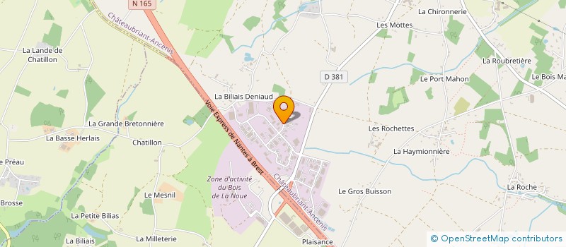 localisation de l'entreprise SNM CRANES à VIGNEUX-DE-BRETAGNE