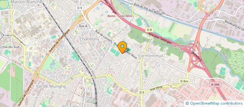 localisation de l'entreprise SNM IMMO  CORMONTREUIL