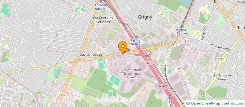 localisation de l'entreprise SNMG  GRIGNY