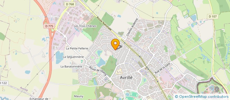 localisation de l'entreprise SNMONOT à AVRILLE