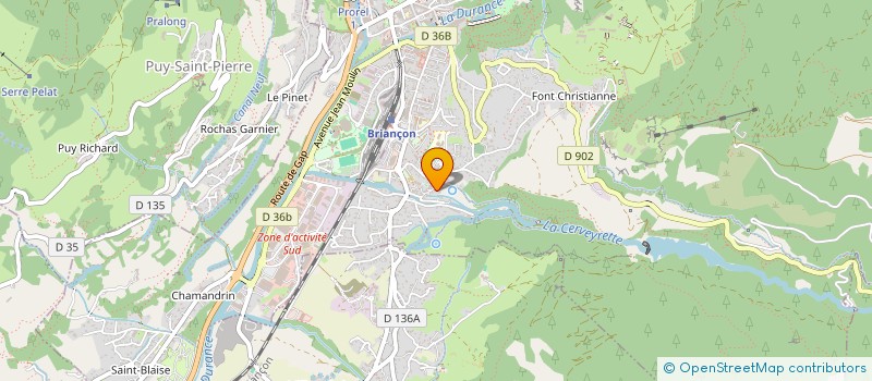 localisation de l'entreprise SNO7  MONTGENEVRE