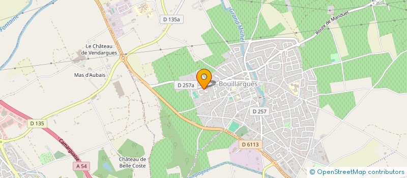localisation de l'entreprise SNOBINART  BOUILLARGUES