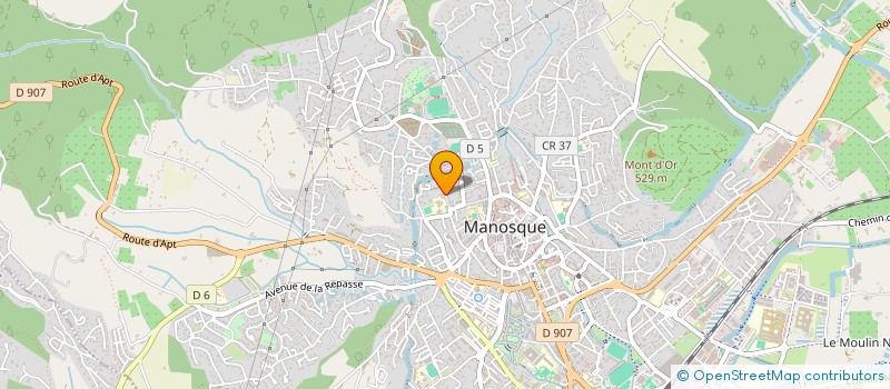 localisation de l'entreprise SNOBOL  MANOSQUE