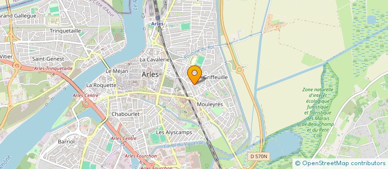 localisation de l'entreprise SNODO à ARLES
