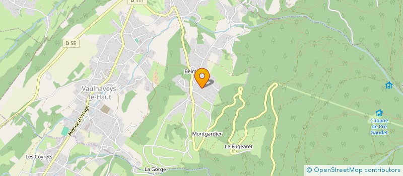 localisation de l'entreprise SNOIG VISTELSE  VAULNAVEYS-LE-HAUT