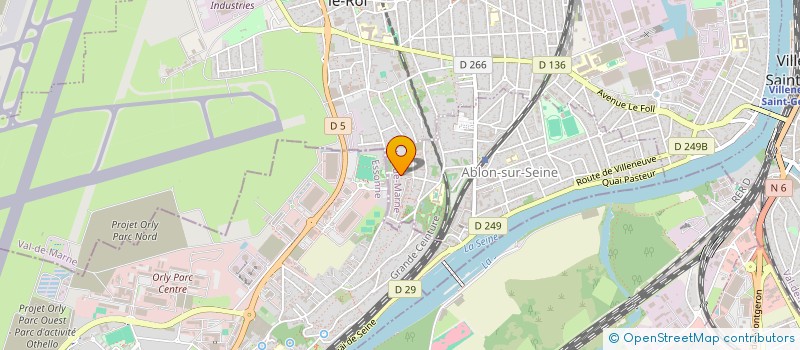 localisation de l'entreprise SNOKA  ABLON-SUR-SEINE