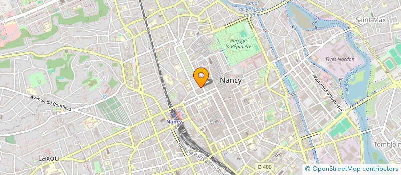 localisation de l'entreprise SNOOZ  NANCY