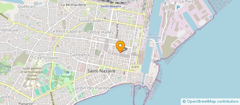 localisation de l'entreprise SNOS BOULES LYONNAISES  SAINT-NAZAIRE