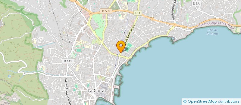 localisation de l'entreprise SNOVE  LA CIOTAT