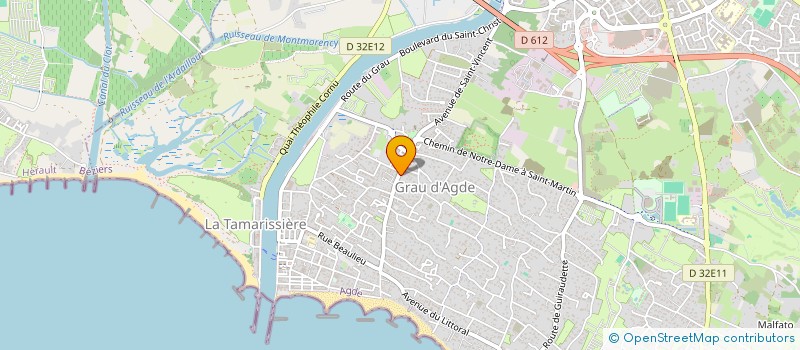 localisation de l'entreprise SNOVI à AGDE