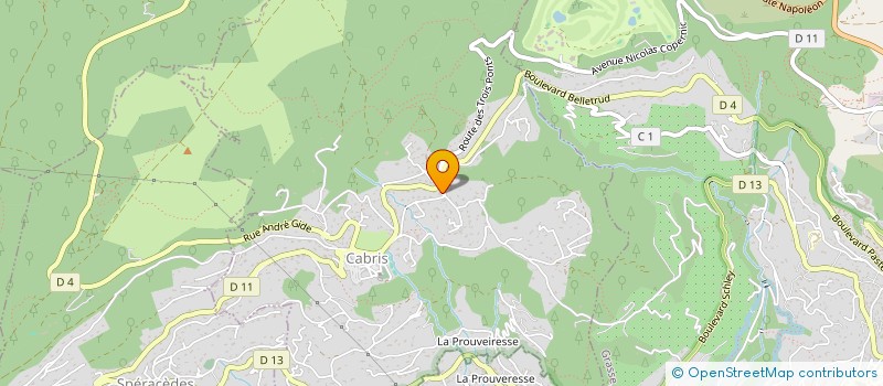 localisation de l'entreprise SNOW  CABRIS