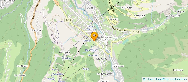 localisation de l'entreprise SNOW AND DRINK SARL à MORZINE