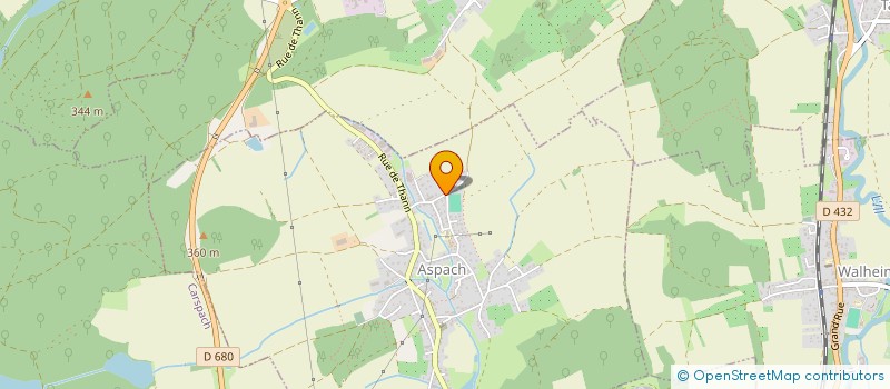 localisation de l'entreprise SNOW & CO  ASPACH