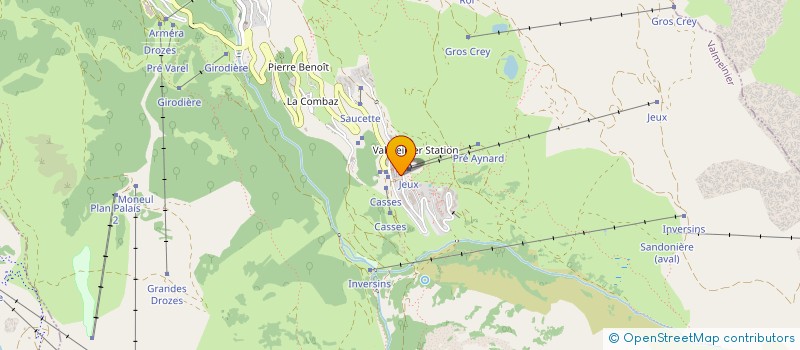 localisation de l'entreprise SNOW FLEX  VALMEINIER