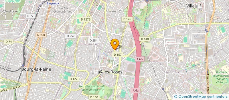 localisation de l'entreprise SNOW'LOC  L'HAY-LES-ROSES