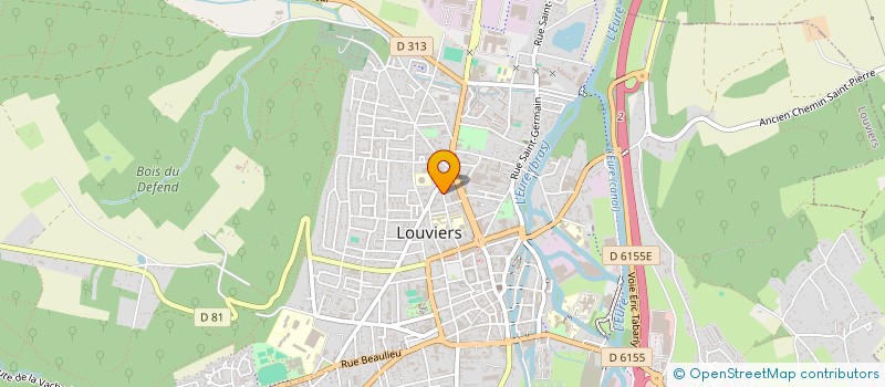 localisation de l'entreprise SNOW LOISIR à LOUVIERS