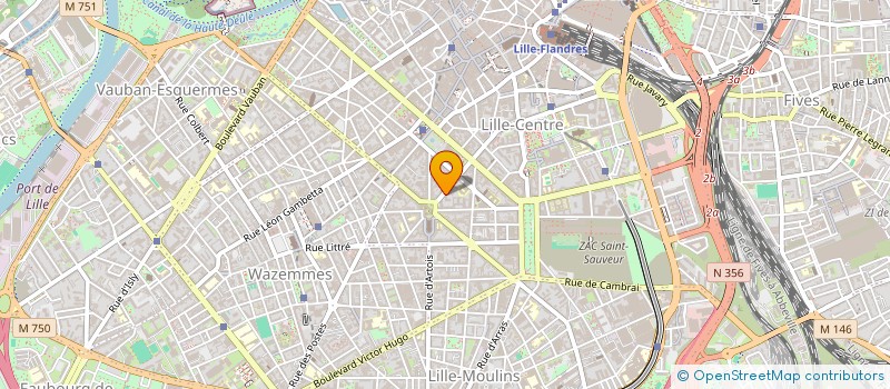 localisation de l'entreprise SNOWBANK  LILLE