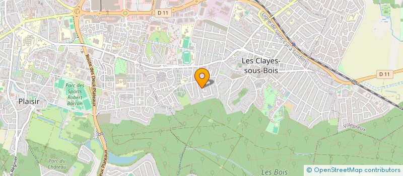 localisation de l'entreprise SNOWDENT  LES CLAYES-SOUS-BOIS