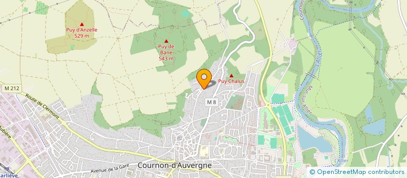 localisation de l'entreprise SNOWDON  COURNON-D'AUVERGNE