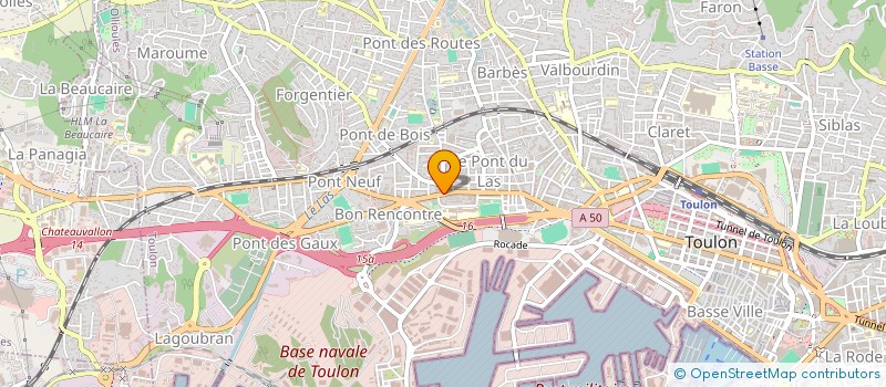 localisation de l'entreprise SNOWFALL STUDIO  TOULON