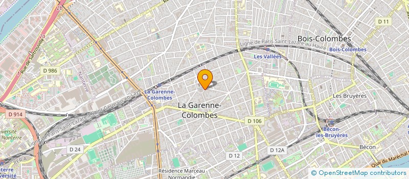 localisation de l'entreprise SNOWFLAKE à LA GARENNE-COLOMBES