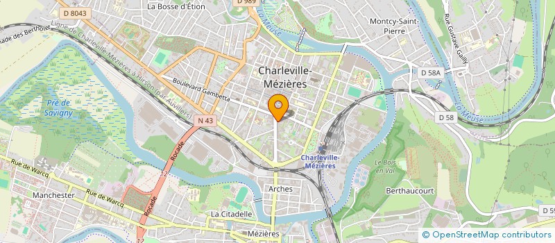 localisation de l'entreprise SNOWFLAKE  CHARLEVILLE-MEZIERES