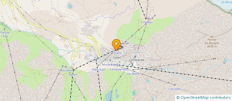 localisation de l'entreprise SNOWGUM  LES BELLEVILLE