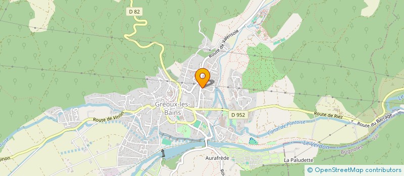 localisation de l'entreprise SNOWI à GREOUX-LES-BAINS