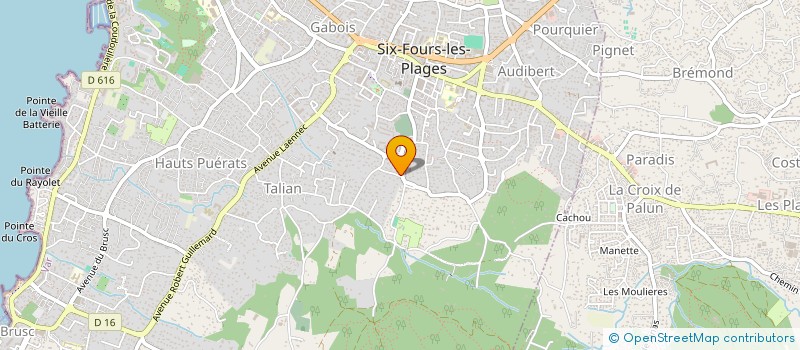 localisation de l'entreprise SNOWLDING à SIX-FOURS-LES-PLAGES