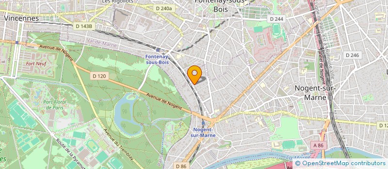 localisation de l'entreprise SNOWLEOPARD SPM CONSULTING  NOGENT-SUR-MARNE