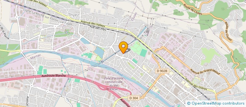 localisation de l'entreprise SNOWY CHERRY  CLUSES