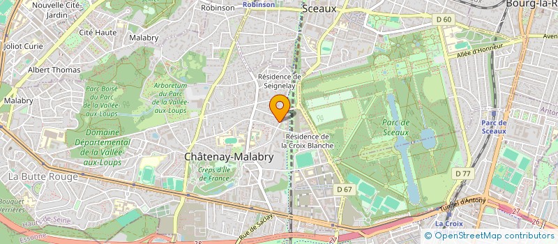 localisation de l'entreprise SNP à CHATENAY-MALABRY