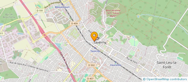 localisation de l'entreprise SNP  TAVERNY