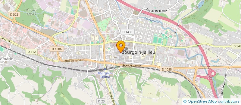 localisation de l'entreprise SNP  BOURGOIN-JALLIEU