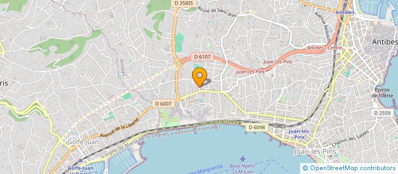 localisation de l'entreprise SNP INVEST à ANTIBES