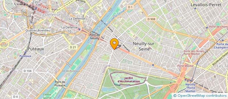 localisation de l'entreprise SNP INVEST à NEUILLY-SUR-SEINE
