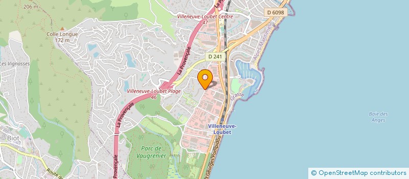 localisation de l'entreprise SNPA SOC NIC PRODUIT ABSORBANT à VILLENEUVE-LOUBET