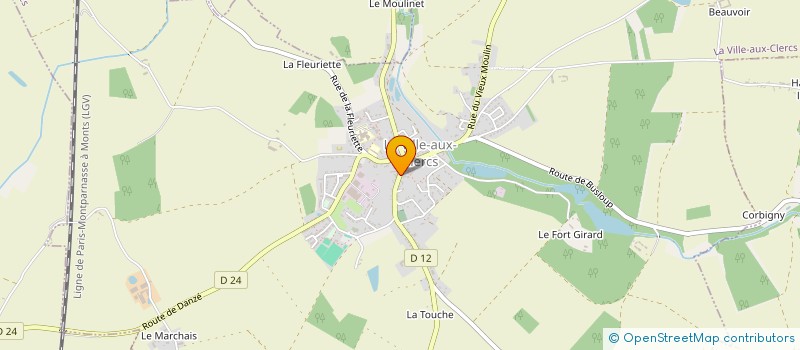 localisation de l'entreprise SNPSR  LA VILLE-AUX-CLERCS