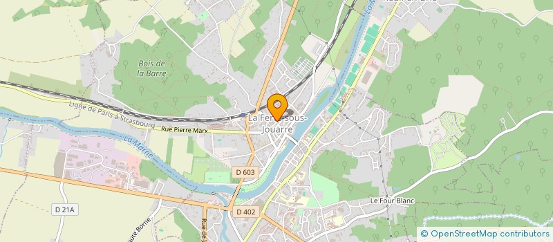localisation de l'entreprise SNQR à LA FERTE-SOUS-JOUARRE