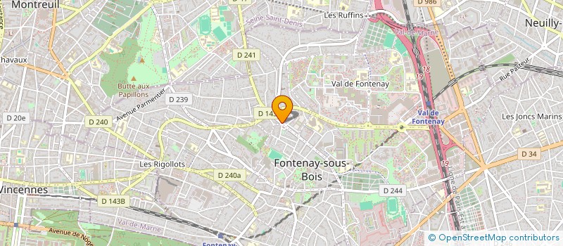 localisation de l'entreprise SNR à FONTENAY-SOUS-BOIS