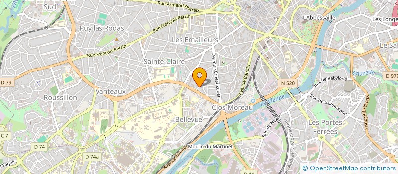 localisation de l'entreprise SNR à LIMOGES